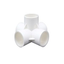 온실 캐노피 농막 비닐 하우스 컨테이너 방향 피팅 프레임 건설 텐트 연결 가구 빌드 등급 위한 팔꿈치 코너 측면 콘센트 티, 내부 dia.3i4 인치, 5가지 방법