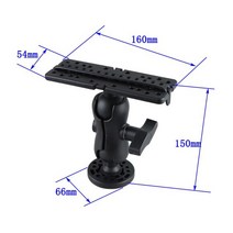 해양 보트 어군 탐지기 브래킷 360 도 깊이 측심기 기본 물고기 찾기 마운트 범용 변환기 브래킷 어군 탐, 01 1pc