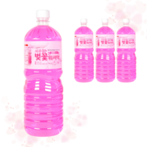 제주한라산업 제주 벚꽃워셔액, 4개, 1.8L