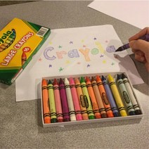 크레욜라 굵은 크레용 16색 520336 아동 아기 유치원