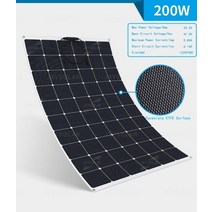 아파트 태양광 설치 가정용 발전 미니 24 고효율 sunpower etfe 유연한 태양, 협력사, 200w 스타일 격자
