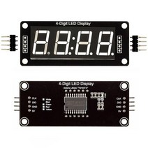 호환 수리 부품 카메라 0.56 인치 TM1637 4 비트 디지털 LED 7 세그먼트 클록 튜브 디스플레이 Arduino 용, 02 번들 2