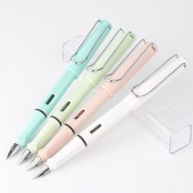 버터필감 마카롱 만년필 저가 입문 선물, OPP 비닐 케이스, 핑크, F