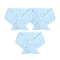 에코리즈 국산 3단 얼음 스카프, 디자인05 체크 스카이