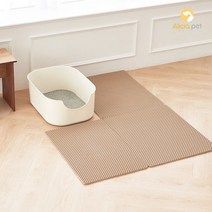 엘리샤펫 볼록이 모래매트 특대형 고양이 화장실 사막화 방지, 그레이