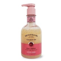 벨먼 내추럴스파 사해소금 스크럽바디클렌저 블랙로즈향 400ml, 1개