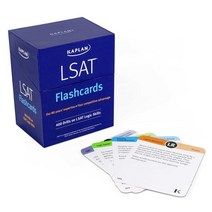 LSAT Prep Flashcards: 400 Drills on LSAT Logic Skills Paperback, Kaplan Publishing