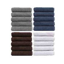 송월타월 고중량 수건 헤비무지 190g 30수 코마사 4종 x 2p 세트, 그레이색상, 8개