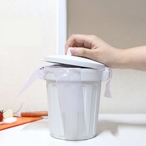호쿠호니 음식물쓰레기냉동실 자취 잔반통 처리 가정용 밀폐형 휴지통, 그레이