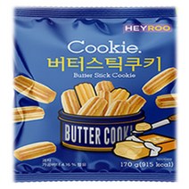 헤이루 버터스틱쿠키 봉지스낵170g x 4개, 상세페이지 참조