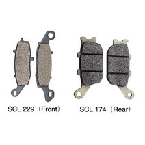 AlCON-바이크 오토바이 브레이크 시스템 전면 디스크 패드 및 후면 세트 Suzuki SV650 용 세미 메탈, [01] SV650 set