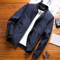 가을 폭격기 재킷 남성 패션 의류 얇은 경량 캐주얼 재킷 남성 코트 스탠드 칼라 슬림 핏 야구 칼라
