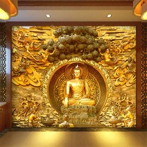 beibehang 황금 불상 불교 사원 벽화, 6
