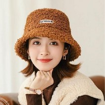 양털원단으로 더 따뜻한 뽀글이벙거지모자 겨울모자 버킷햇