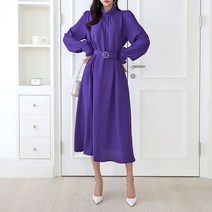 [천삼백케이] [오슈] 여성 엄청 성공한 커리어우먼 스타일의 화려한 롱원피