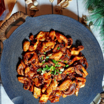 세콩알주부 야들한 양념 쭈꾸미 칩스 볶음 동두천 맛집 집들이 캠핑 음식, 돌김치600g