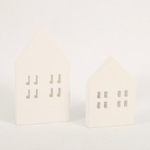 강아지집 원목 고양이집 숨숨집목조 주택 스케일 모델 장식품 미니어처 통나무 집 DIY 크리스마스 홈 공예, 03 large white
