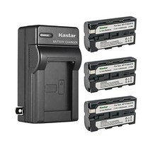 소니 DSC-CD100 DSC-CD250 DSC-CD400 DSC-D700 DCR-VX1000 DCR-VX2000E 카메라용 Kastar 3팩 배터리 AC 벽면 충전기 교체 NP-, 1 Charger + 3 Batteries Kastar