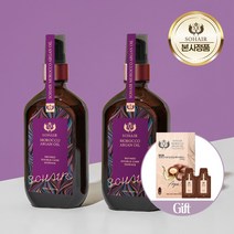 쏘헤어 모로코아르간헤어오일 리파인드 더블케어 에센스 100ml 2병 + 한달패키지 48ml, 리파인드 100ml 2병