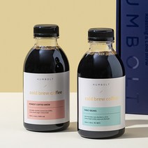 [훔볼트] 프리미엄 콜드브루 더치 원액[500mlx2병] 커피 본연의 맛과 향을 더 깊게! 위생 품질 안전성 HPP초고압살균처리로 유통기한 6개월, 어니스트 커피브루/피베리 싱글, 콜롬비아 디카푸/콜롬비아 디카페인
