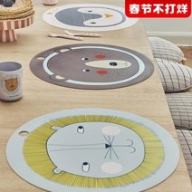 덴마크 OYOY 어린이 실리콘 식스팩 방수 미끄럼방지 열차단 캐릭터 푸드급 아기 테이블매트, 17 바닐라 조개