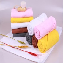 셀프미인 미용타월 피부미용사 실기재료 소형타월 온습포 관리실 스포츠센터 수건 타올, 옐로우