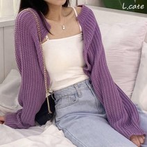엘케이트 간절기 봄 크롭 볼레로 아우터 가디건 5종 LBLT050