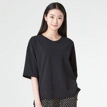 [지센] 칠링 셋업 티셔츠 LCTSM630_BK