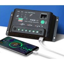 태양광 자동 패널 고효율 솔라 충전 컨트롤러, 12V/24V20A