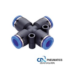 PZA 국산 제조 다용도 유공압 원터치 피팅 용품 에어호스 휘팅 PNEUMATICS, PZA 10, 1개