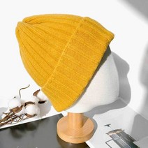 무지 니트 비니 골지 패션 스트릿 모자 힙합 스타일 창없는모자 챙없는모자 실내모자 비니 캡 기본