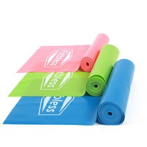 핏블레스 스트레칭 라텍스 밴드 3종, 3종 (핑크,그린,블루 )