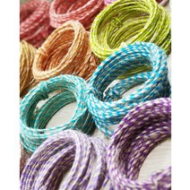 ㅣ써니77ㅣ2.0mm 5yard 배색 DIY 황마 와이어 아이코드 (22color)