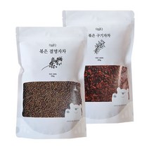 더하다 볶은 결명자구기자차 SET 깨끗이 세척하고 증숙하여 볶아낸 결명자 500g 구기자 200g 세트 국산 국내산 침출차, 700g, 1세트