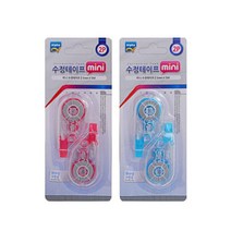 알파 미니 수정테이프 수정펜 볼펜지우개 화이트 미니수정테이프 2입