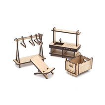 아트박스/모또 나무퍼즐 미니어처 가구 만들기 1