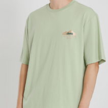 지프 남녀공용 FOREST3 그래픽 반팔 티셔츠 GL3TSU145-LG