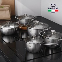 이태리 명품 냄비 까사니 리베또 5종 세트 인덕션 편수 양수 곰솥 전골