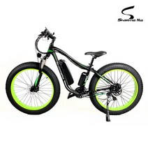 22년 신형출시 750w 2X2 monster E-26 전기팻바이크, 블랙_그린