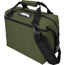 AO Coolers (에오 쿨러) 12 팩 캔버스 소프트 쿨러 카키 경량 보냉 쿨러 박스 AO12OL (일본 정규품) 11 l