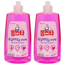 홈스타 욕실바닥을 부탁해 사과향 490ml, 2개