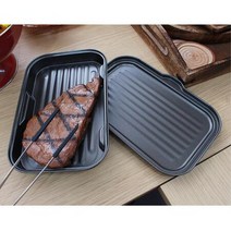 전자레인지 오븐 음식 조리 사각 트레이 마카롱 오픈팬 홈베이킹 그릇 홈쿡