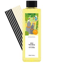 더허브샵 향기마을 대용량 디퓨저 리필오일 500ml, 제주한라봉