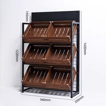 과일진열대 선반 마트 매대 야채 전시대 베이커리, H.단면 뒷면 그물망 94X35X142cm 숯불구이 틀