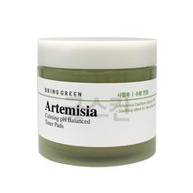 브링그린 사철쑥카밍약산성토너패드75매