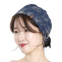 H124 물나염 심플 삼각모자 두건