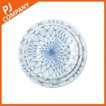 현대기물 유포 티아라 도자기 그물 원판접시 12cm 1P 일식기