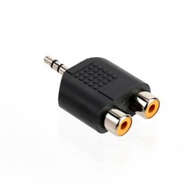 NEXT 1644STC-YF 3.5mm(M) to 2RCA(F) Y자변환 커넥터