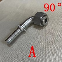 유압 피팅 메트릭 M10-M42 스레드 콘 호스 엔드 오일 파이프 커넥터 홀드 유형 튜브 고압, A bend_10MM to M22x1.5