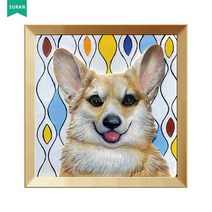 수란 3D 부조 DIY 명화 세트, 34x34cm+선물함+안료+화필x3, 개